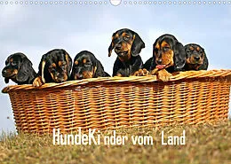 Kalender Hundekinder vom Land (Wandkalender 2022 DIN A3 quer) von Beatrice Müller