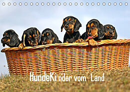 Kalender Hundekinder vom Land (Tischkalender 2022 DIN A5 quer) von Beatrice Müller