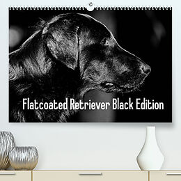Kalender Flatcoated Retriever Black Edition (Premium, hochwertiger DIN A2 Wandkalender 2022, Kunstdruck in Hochglanz) von Beatrice Müller