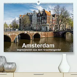 Kalender Amsterdam - Impressionen aus dem Grachtengordel (Premium, hochwertiger DIN A2 Wandkalender 2022, Kunstdruck in Hochglanz) von Thomas Seethaler