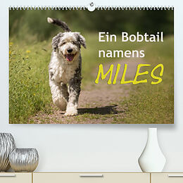 Kalender Ein Bobtail namens Miles (Premium, hochwertiger DIN A2 Wandkalender 2022, Kunstdruck in Hochglanz) von Christiane Calmbacher