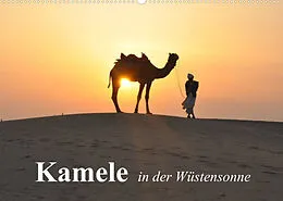 Kalender Kamele in der Wüstensonne (Wandkalender 2022 DIN A2 quer) von Elisabeth Stanzer