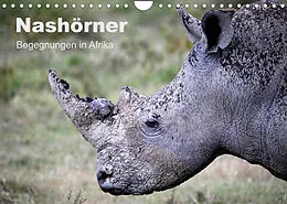 Kalender Nashörner - Begegnungen in Afrika (Wandkalender 2022 DIN A4 quer) von Michael Herzog