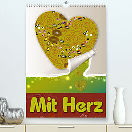 Kalender Mit HerzAT-Version (Premium, hochwertiger DIN A2 Wandkalender 2022, Kunstdruck in Hochglanz) von Iboneby Joy