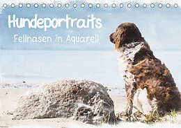 Kalender Hundeportraits - Fellnasen in Aquarell (Tischkalender 2022 DIN A5 quer) von Sonja Teßen