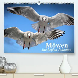 Kalender Möwen. Alle heißen Johnatan (Premium, hochwertiger DIN A2 Wandkalender 2022, Kunstdruck in Hochglanz) von Elisabeth Stanzer