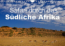 Kalender Safari durch das Südliche Afrika (Wandkalender 2022 DIN A4 quer) von Stefan Schütter