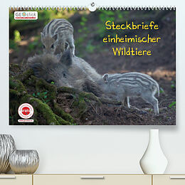 Kalender GEOclick Lernkalender: Steckbriefe einheimischer Wildtiere (Premium, hochwertiger DIN A2 Wandkalender 2022, Kunstdruck in Hochglanz) von Klaus Feske