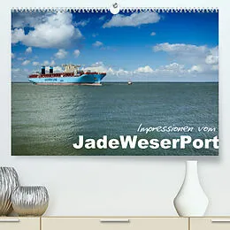 Kalender Impressionen vom JadeWeserPort (Premium, hochwertiger DIN A2 Wandkalender 2022, Kunstdruck in Hochglanz) von www.geniusstrand.de