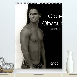 Kalender Clair-Obscur Männer 2022 (Premium, hochwertiger DIN A2 Wandkalender 2022, Kunstdruck in Hochglanz) von malestockphoto