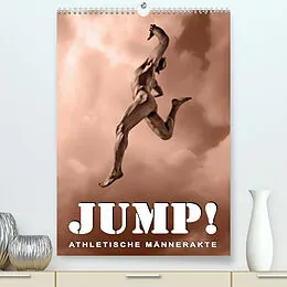 Kalender JUMP! ATHLETISCHE MÄNNERAKTE (Premium, hochwertiger DIN A2 Wandkalender 2022, Kunstdruck in Hochglanz) von Michael Borgulat