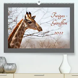Kalender Twigas - Giraffen (Premium, hochwertiger DIN A2 Wandkalender 2022, Kunstdruck in Hochglanz) von ©Kirsten und Holger Karius