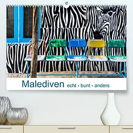 Kalender Malediven - echt - bunt - anders (Premium, hochwertiger DIN A2 Wandkalender 2022, Kunstdruck in Hochglanz) von Dietmar Blome