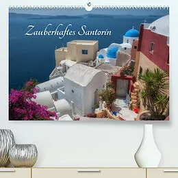 Kalender Zauberhaftes Santorin (Premium, hochwertiger DIN A2 Wandkalender 2022, Kunstdruck in Hochglanz) von Stefan Willmann