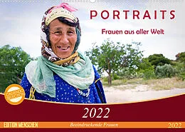 Kalender PORTRAITS - Frauen aus aller Welt (Wandkalender 2022 DIN A2 quer) von Claudia Wiens