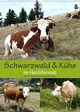 Kalender Schwarzwald und Kühe im Hochformat (Wandkalender 2022 DIN A3 hoch) von Stefanie Goldscheider, Biothemen