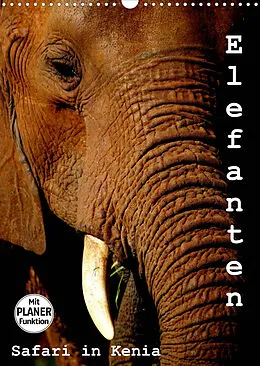 Kalender Elefanten. Safari in Kenia (Wandkalender 2022 DIN A3 hoch) von Susan Michel /CH