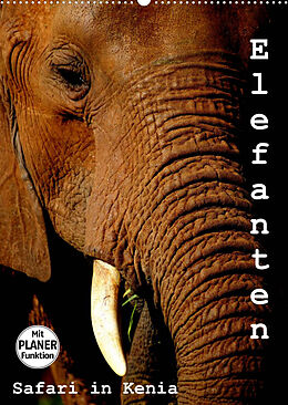 Kalender Elefanten. Safari in Kenia (Wandkalender 2022 DIN A2 hoch) von Susan Michel /CH