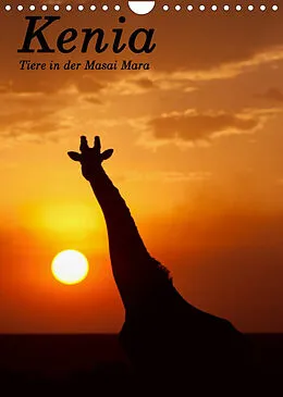 Kalender Kenia, Tiere in der Masai Mara (Wandkalender 2022 DIN A4 hoch) von Werner Schmäing