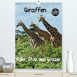 Kalender Giraffen. Voller Stolz und Grazie (Premium, hochwertiger DIN A2 Wandkalender 2022, Kunstdruck in Hochglanz) von Susan Michel