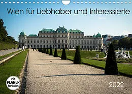 Kalender Wien für Liebhaber und Interessierte (Wandkalender 2022 DIN A4 quer) von Marlen Rasche