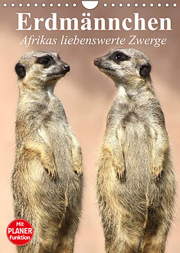 Kalender Erdmännchen - Afrikas liebenswerte Zwerge (Wandkalender 2022 DIN A4 hoch) von Elisabeth Stanzer