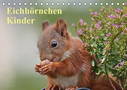 Kalender Eichhörnchen Kinder (Tischkalender 2022 DIN A5 quer) von Tine Meier