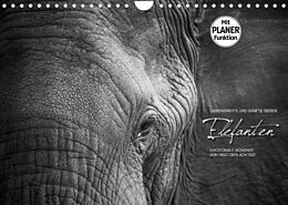Kalender Emotionale Momente: Elefanten in black and white (Wandkalender 2022 DIN A4 quer) von Ingo Gerlach GDT