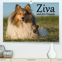 Kalender Ziva und ihre Freunde (Premium, hochwertiger DIN A2 Wandkalender 2022, Kunstdruck in Hochglanz) von Werner Schmäing