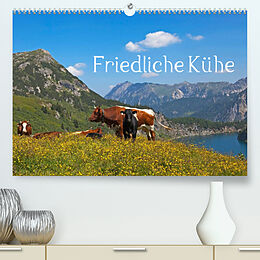 Kalender Friedliche Kühe (Premium, hochwertiger DIN A2 Wandkalender 2022, Kunstdruck in Hochglanz) von Christa Kramer
