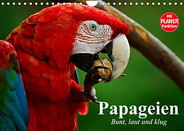 Kalender Papageien. Bunt, laut und klug (Wandkalender 2022 DIN A4 quer) von Elisabeth Stanzer