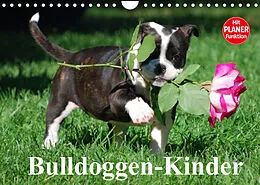 Kalender Bulldoggen-Kinder (Wandkalender 2022 DIN A4 quer) von Elisabeth Stanzer