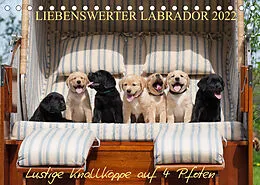 Kalender Liebenswerter Labrador 2022 (Tischkalender 2022 DIN A5 quer) von Annett Mirsberger