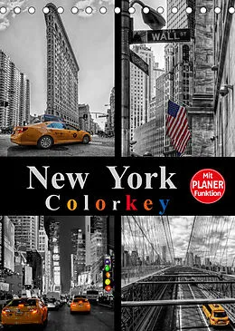 Kalender New York Colorkey (Tischkalender 2022 DIN A5 hoch) von Carina Buchspies