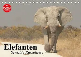 Kalender Elefanten. Sensible Rüsseltiere (Tischkalender 2022 DIN A5 quer) von Elisabeth Stanzer