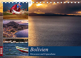 Kalender Bolivien - Titicacasee und Copacabana (Tischkalender 2022 DIN A5 quer) von Dr. Max Glaser