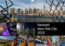 Kalender Fernweh New York City (Wandkalender 2022 DIN A3 quer) von Kurt Krause