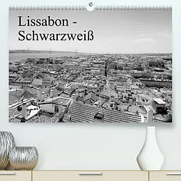 Kalender Lissabon - Schwarzweiß (Premium, hochwertiger DIN A2 Wandkalender 2022, Kunstdruck in Hochglanz) von Bernd Lutz