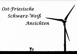 Kalender Ost-Friesische Schwarz-Weiß-Ansichten (Wandkalender 2022 DIN A2 quer) von Andreas Klesse