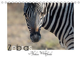 Kalender Zebras - Afrikas Wildpferde (Tischkalender 2022 DIN A5 quer) von Irma Van der Wiel