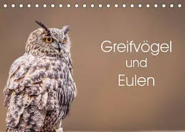 Kalender Greifvögel und Eulen (Tischkalender 2022 DIN A5 quer) von Markus van Hauten