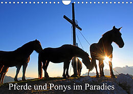 Kalender Pferde und Ponys im Paradies (Wandkalender 2022 DIN A4 quer) von Christa Kramer
