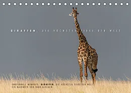 Kalender Emotionale Momente: Giraffen, die höchsten Tiere der Welt. (Tischkalender 2022 DIN A5 quer) von Ingo Gerlach