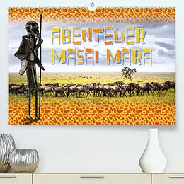 Kalender Abenteuer Masai Mara (Premium, hochwertiger DIN A2 Wandkalender 2022, Kunstdruck in Hochglanz) von Dieter Gödecke