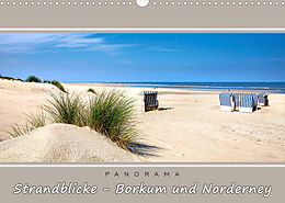 Kalender Strandblicke Borkum und Norderney (Wandkalender 2022 DIN A3 quer) von A. Dreegmeyer