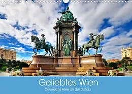 Kalender Geliebtes Wien. Österreichs Perle an der Donau (Wandkalender 2022 DIN A3 quer) von Elisabeth Stanzer