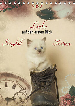 Kalender Liebe auf den ersten Blick . Ragdoll Kitten (Tischkalender 2022 DIN A5 hoch) von Marion Reiß-Seibert