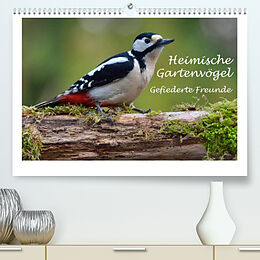 Kalender Heimische Gartenvögel Gefiederte Freunde (Premium, hochwertiger DIN A2 Wandkalender 2022, Kunstdruck in Hochglanz) von Dieter-M. Wilczek