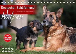 Kalender Deutscher Schäferhund - Welpen (Tischkalender 2022 DIN A5 quer) von Petra Schiller