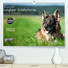 Kalender Zauberhafte Langhaar Schäferhunde (Premium, hochwertiger DIN A2 Wandkalender 2022, Kunstdruck in Hochglanz) von Petra Schiller